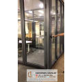 Vancouver puerta de la ventana de aluminio hardware puerta de vidrio plegable puertas rasantes puertas interiores retráctiles